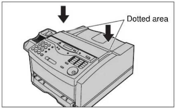 Dotted area