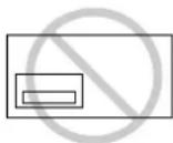 PANASONIC KX-FLM600E - Do not attempt to print on any of the following types of envelopes (these may cause damage to your printer): - 2