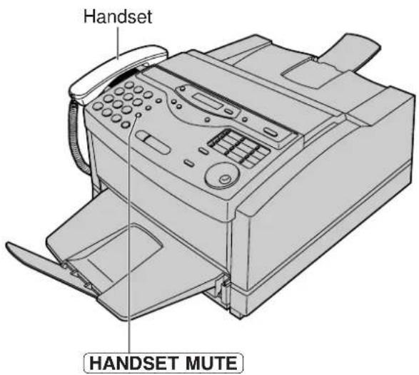 Handset HANDSET MUTE