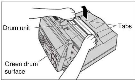 Drum unit Green drum surface Tabs