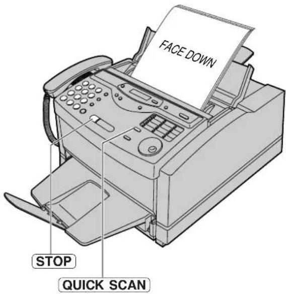 FACE DOWN STOP QUICK SCAN