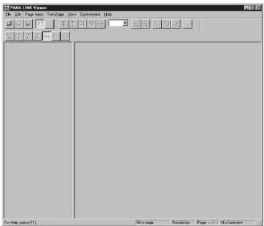 PARA LINK Viewer File Edit Page Layout Text/Script View Options Window Help For help.psd (F1) Print page Resolution Page - / - No Comment