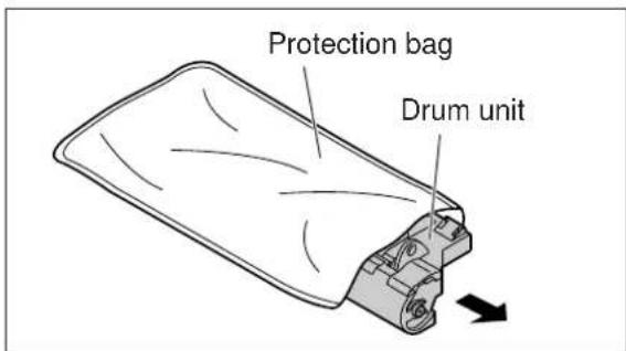Protection bag Drum unit