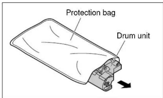 Protection bag Drum unit