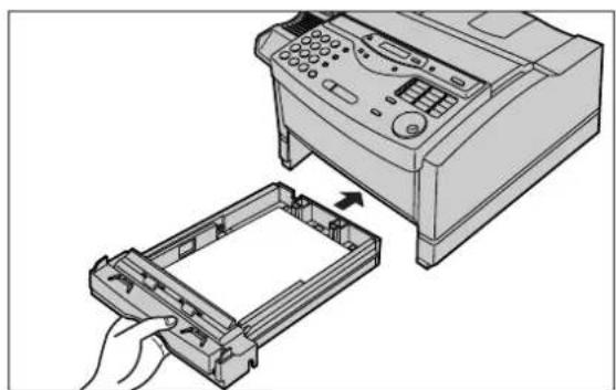 PANASONIC KX-FLM600E - Loading paper in the paper cassette - 3
