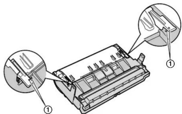 Technical diagram of a mechanical component with numbered parts, showing internal structure and assembly details.