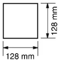 128 mm 128 mm