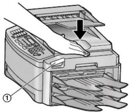 PANASONIC KX-FLB851E - Case 3: When the recording paper has jammed near the output tray: - 3