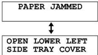 PANASONIC KX-FLB851E - When paper jam occurs near the optional input tray - 1