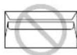 PANASONIC KX-FLB851E - Do not use envelopes with any of the following characteristics (using these may result in paper jams): - 3