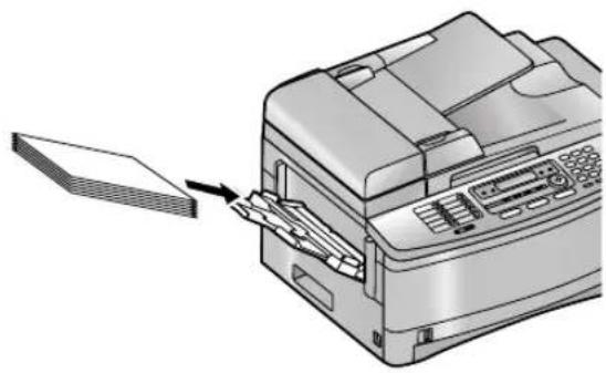 PANASONIC KX-FLB851E - When the recording paper in the multi-purpose input tray is not fed into the unit properly - 1