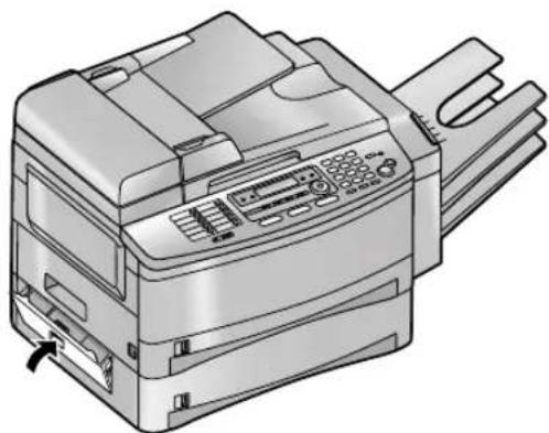 PANASONIC KX-FLB851E - When paper jam occurs near the optional input tray - 4