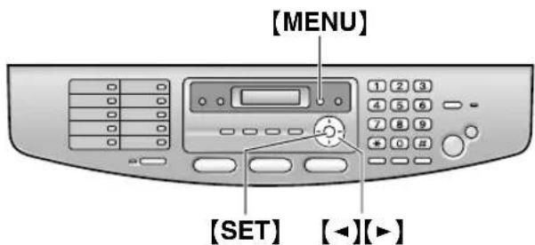 [MENU] [SET] [◀][▶]