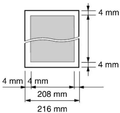 4 mm 4 mm 4 mm 4 mm 208 mm 216 mm