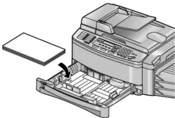 PANASONIC KX-FLB851GR - Όταν δεν γίνεται σωστά η τροφοδοσία του χαρτιού εγγραφής από το δίσκο εισόδου χαρτιού / τον προαιρετικό δίσκο εισόδου - 1