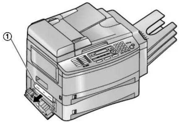 PANASONIC KX-FLB851GR - Όταν υπάρχει εμπλοκή χαρτιού κοντά στον προαιρετικό δίσκο εισόδου - 3