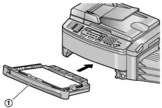 PANASONIC KX-FLB851GR - Για να βγάλετε τελείως το δίσκο εισόδου χαρτιού - 2