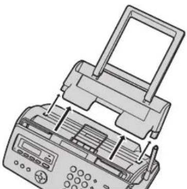 Illustration of a printer with internal components and control panel (no text or symbols)