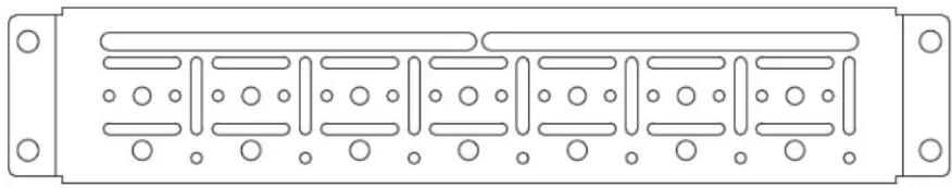 Middle Atlantic LBFR-1626-T - TELESCOPING LACER BAR - 1
