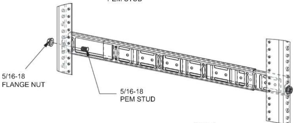 5/16-18 FLANGE NUT 5/16-18 PEM STUD