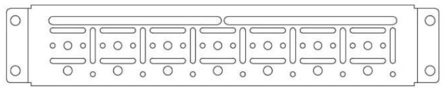 Middle Atlantic LBFR-3650-T - TELESCOPING LACER BAR - 1