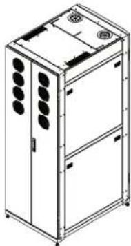 Middle Atlantic LACE-WB6-45 - with rear active ventilation basic dimensions - 4