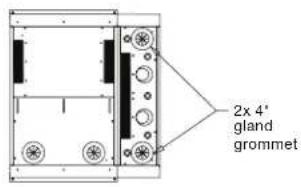 2x 4' gland grommet