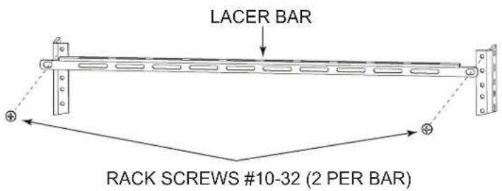 LACER BAR RACK SCREWS #10-32 (2 PER BAR)