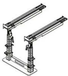 Middle Atlantic TS1022 - OF USEABLE USEABLE RACK MILLWORK OPENING - 12