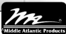 Middle Atlantic TS1022 - OF USEABLE USEABLE RACK MILLWORK OPENING - 17