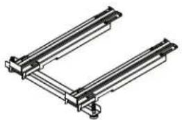 Middle Atlantic TS1022 - OF USEABLE USEABLE RACK MILLWORK OPENING - 8