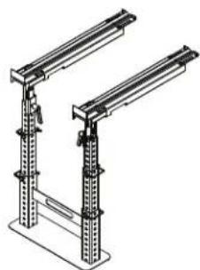 Middle Atlantic TS1022 - OF USEABLE USEABLE RACK MILLWORK OPENING - 14