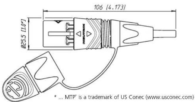 Neutrik NO4MBB2D-A - Cable Connector Assembly - 3