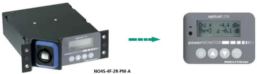Neutrik NO4MBB2D-A - On air monitoring of fiber optic transmission quality - 1