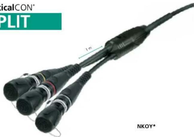 Neutrik NO4MBB2D-A - SPLIT & POWER SPLIT Cables - 1