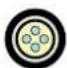 Neutrik NO4SABB2D-A - opticalCON QUAD ARMORED - 15
