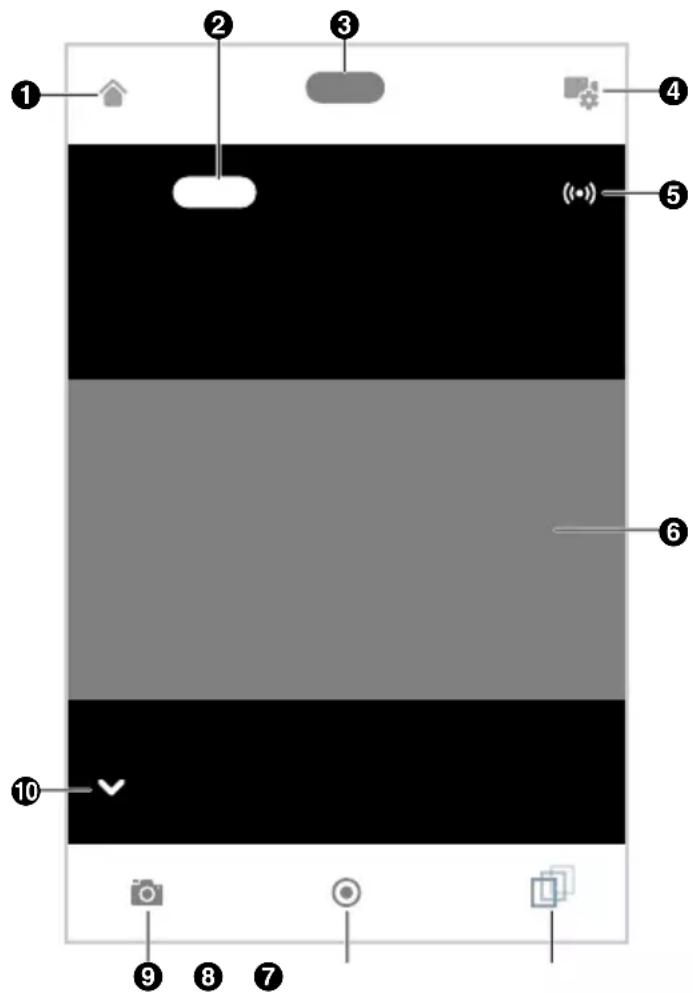PANASONIC KX-HN7003 - Viewing the live camera image screen - 1