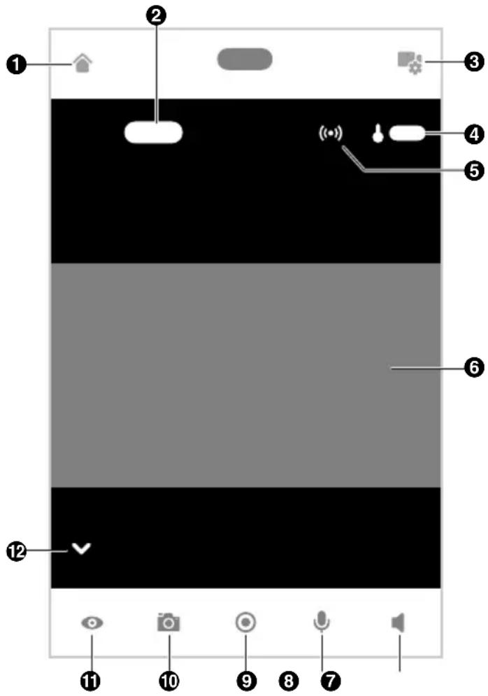 PANASONIC KX-HN7003 - Viewing the live camera image screen - 1