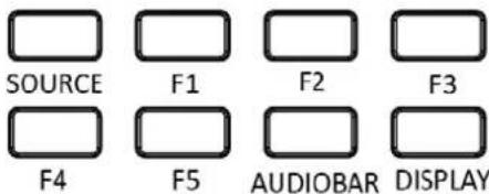 SOURCE F1 F2 F3 F4 F5 AUDIOBAR DISPLAY