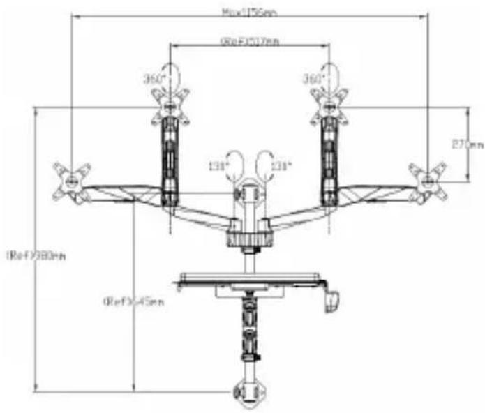 StarTech.com WALLSTSI2 - Product Dimensions - 2