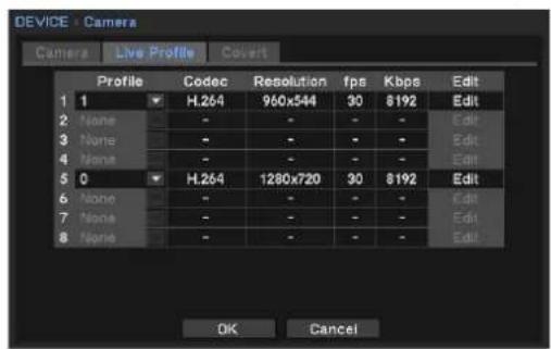 Hanwha SRM-872P - Add profiles - 1