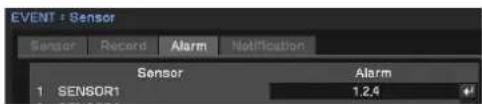 Hanwha SRM-872P - About Event activation and activate Recording, Alarm and Notification - 3