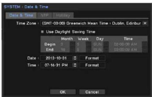 Hanwha SRM-872P - Set Date and time - 1