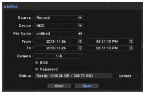 Hanwha SRM-872P - Backup Recorded Data - 1
