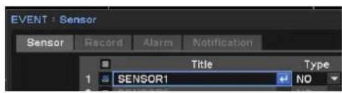 Hanwha SRM-872P - About Event activation and activate Recording, Alarm and Notification - 1