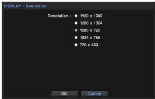 Hanwha SRM-872P - Resolution setup - 1