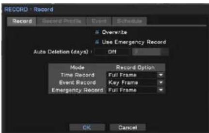 Hanwha SRM-872P - Recording Setup - 1