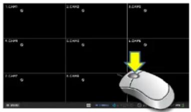 Hanwha SRM-872P - Contextual Menu on Live - 1