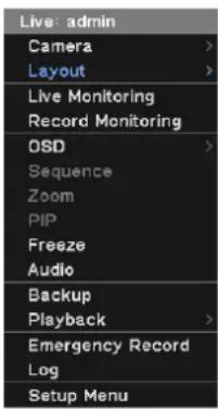 Hanwha SRM-872P - Contextual Menu on Live - 3