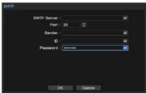 Hanwha SRM-872P - Email setup - 2